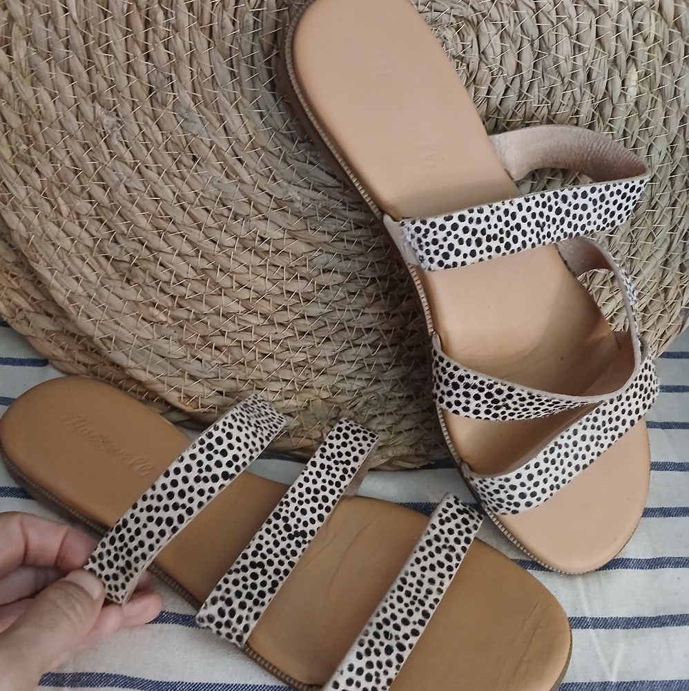 Madewell Black and White Women's Sandals